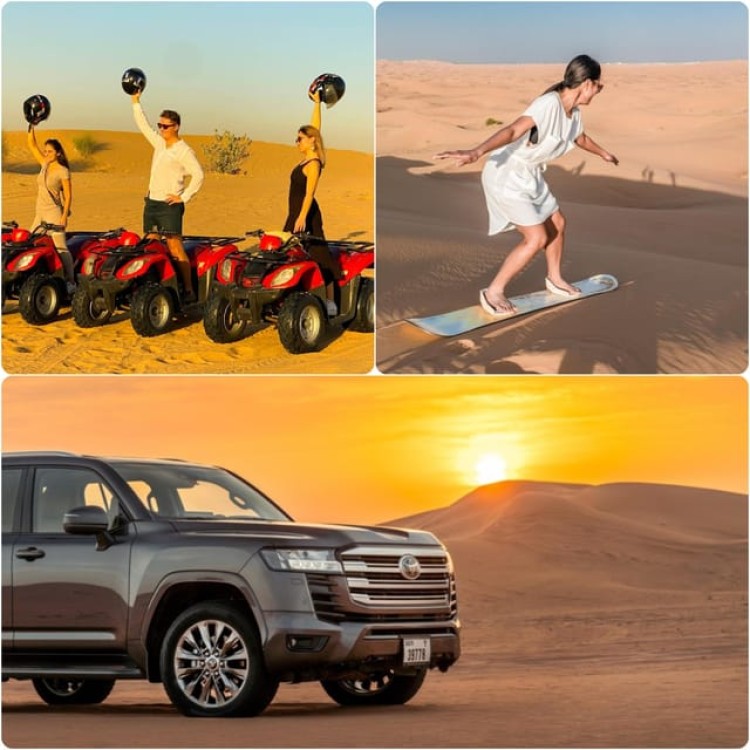 Doha: Quadbike/Desert Safari, Camel Ride, Sandboarding | ®ExcursionMania