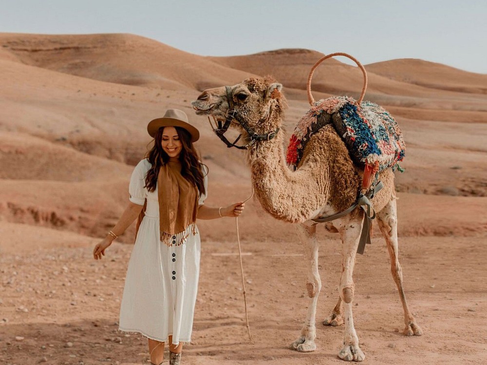 From Marrakech: Agafay Desert Horse ride with sunset | ®ExcursionMania