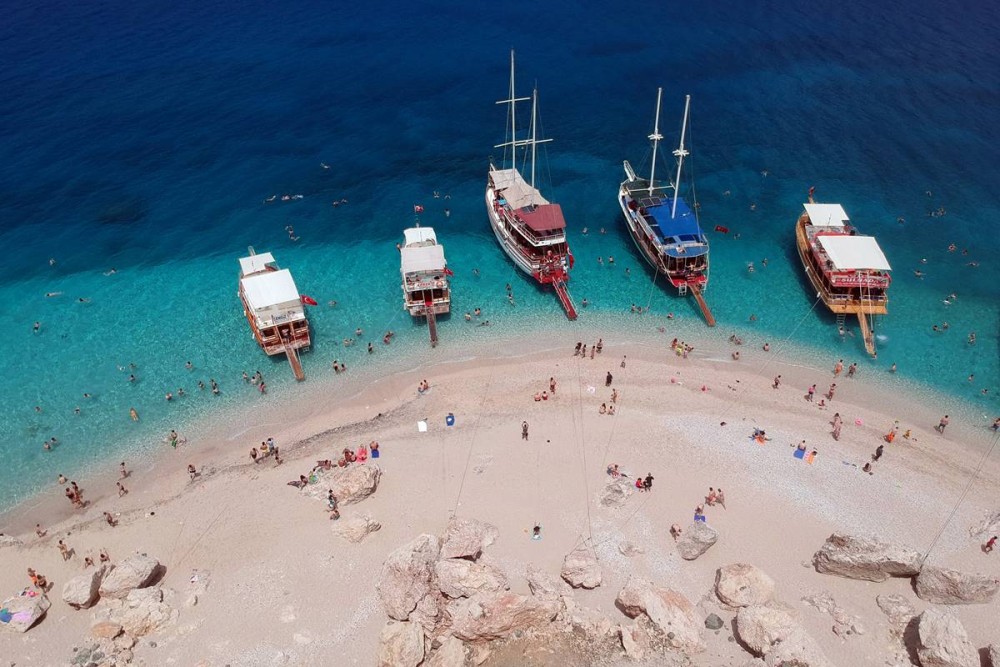 Kemer: Full-Day Suluada Island Boat Trip with Lunch from Kemer | ®ExcursionMania