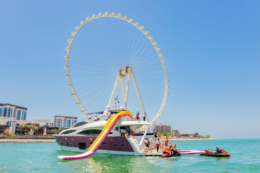 Dubai: Ride & Slide with Swimming, Snorkeling and BBQ Lunch | ®ExcursionMania