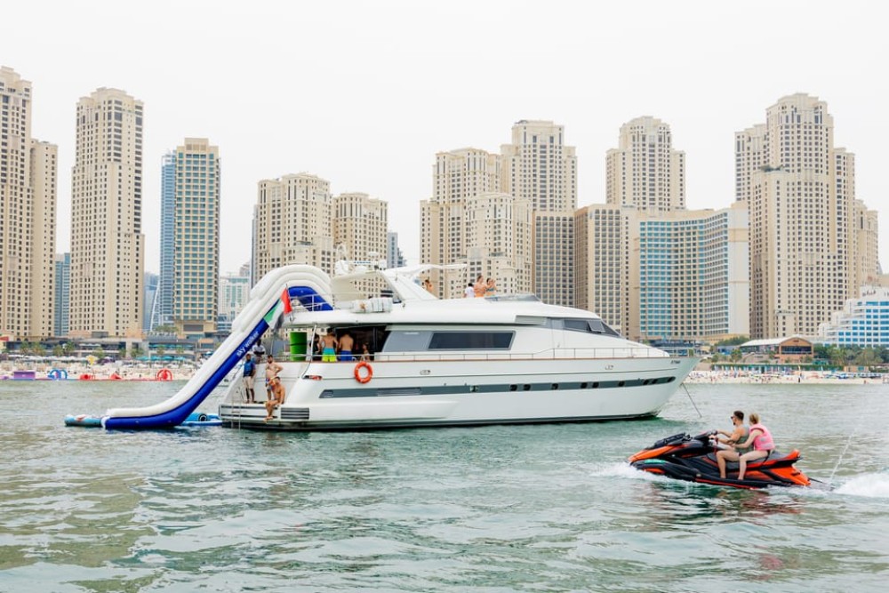 Dubai: Ride & Slide with Swimming, Snorkeling and BBQ Lunch | ®ExcursionMania