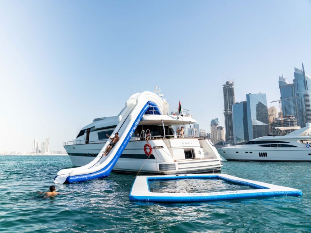 Dubai: Ride & Slide with Swimming, Snorkeling and BBQ Lunch | ®ExcursionMania
