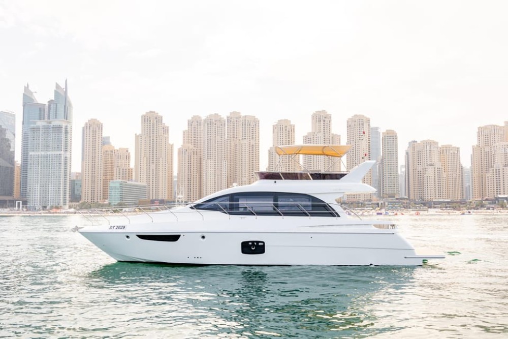 Dubai: 52ft Private Luxury Yacht for Rental | ®ExcursionMania