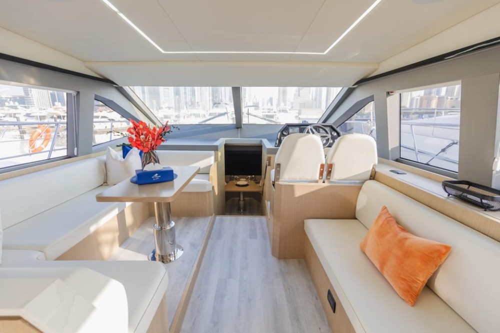 Dubai: 52ft Private Luxury Yacht for Rental | ®ExcursionMania