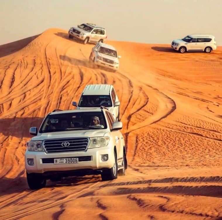 Inland Sea Tour, Desert Safari, Camel Ride, SandBoarding | ®ExcursionMania