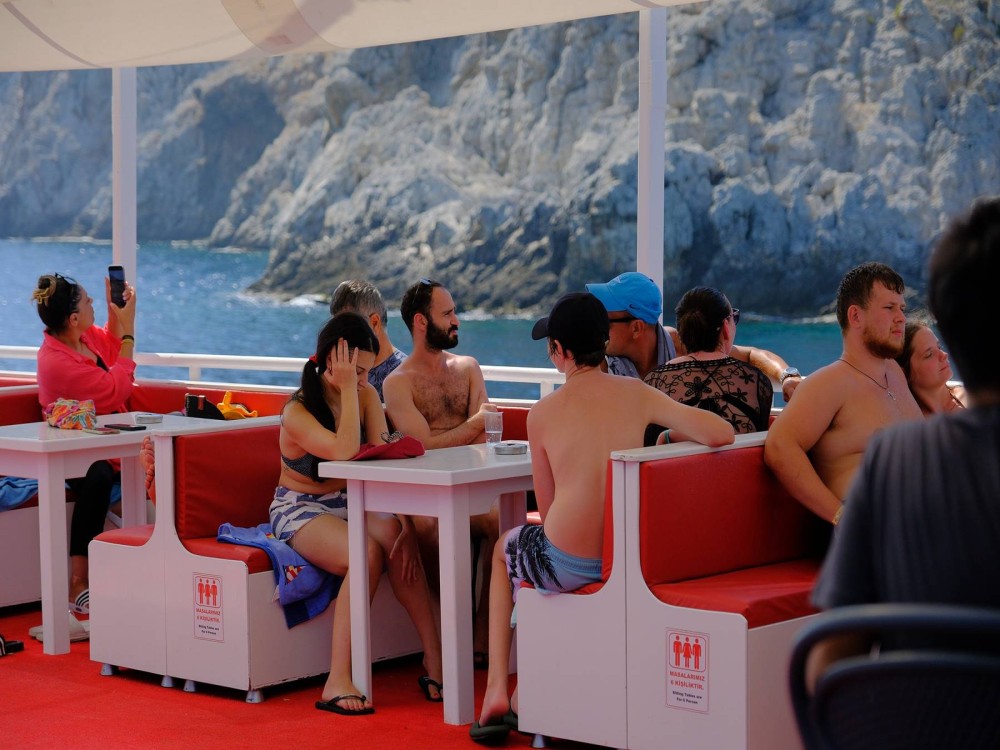 Blue Paradise: Alanya Boat Trip Experience w/Lunch and Hotel transfer | ®ExcursionMania