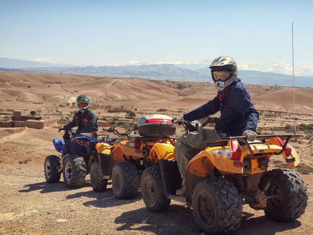 Marrakech Quad Biking Tour in Palm Grove Desert of Marrakech | ®ExcursionMania
