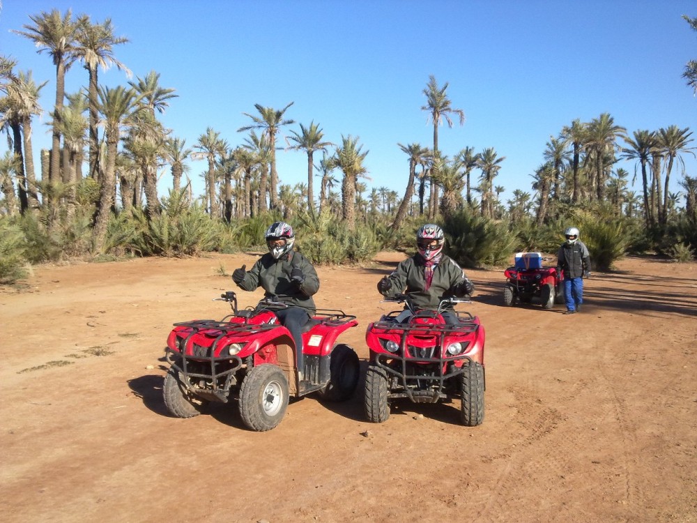 Marrakech Quad Biking Tour in Palm Grove Desert of Marrakech | ®ExcursionMania