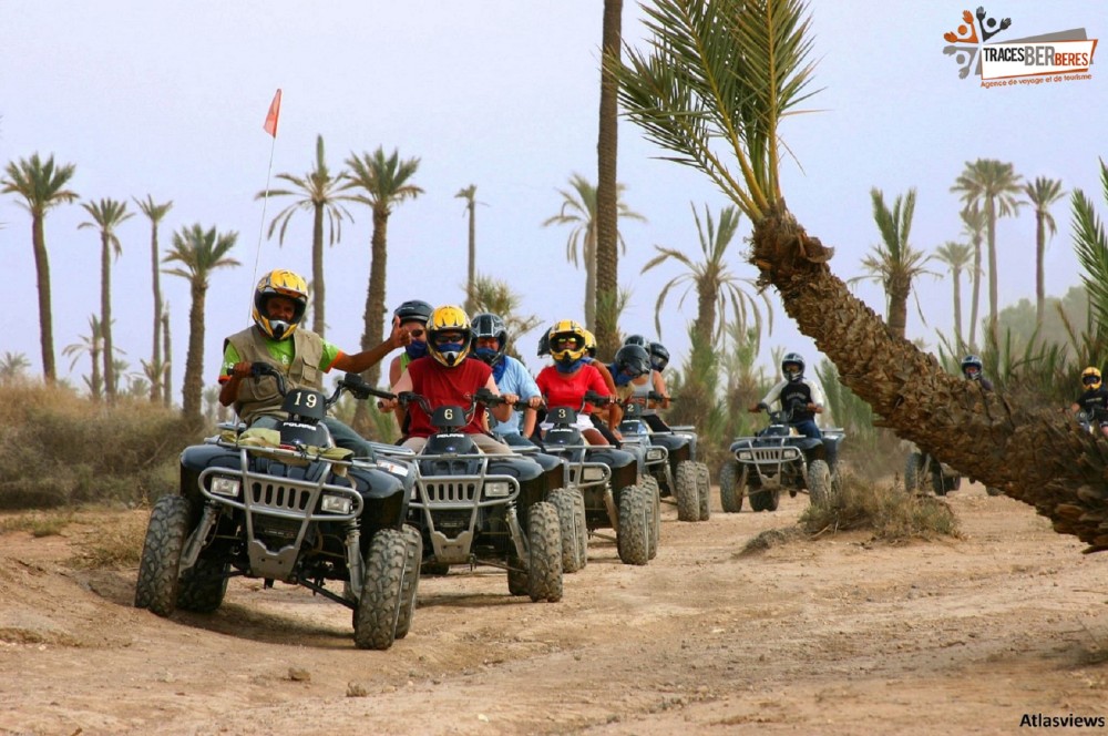 Marrakech Quad Biking Tour in Palm Grove Desert of Marrakech | ®ExcursionMania