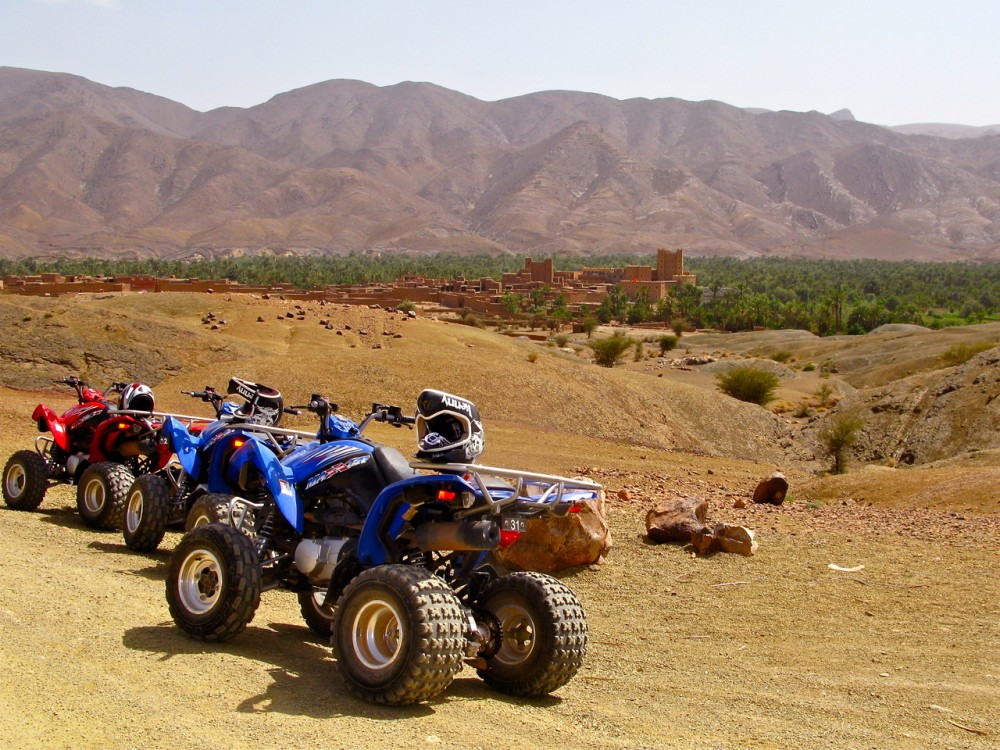 Marrakech Quad Biking Tour in Palm Grove Desert of Marrakech | ®ExcursionMania