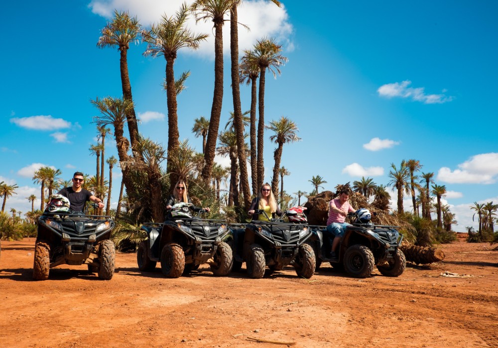 Marrakech Quad Biking Tour in Palm Grove Desert of Marrakech | ®ExcursionMania