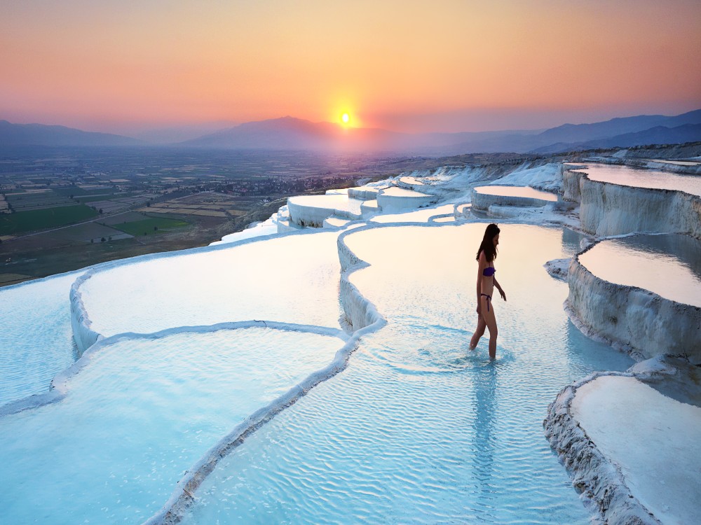 Icmeler Pamukkale (Cotton Castle) & Hierapolis by Night Tour | ®ExcursionMania