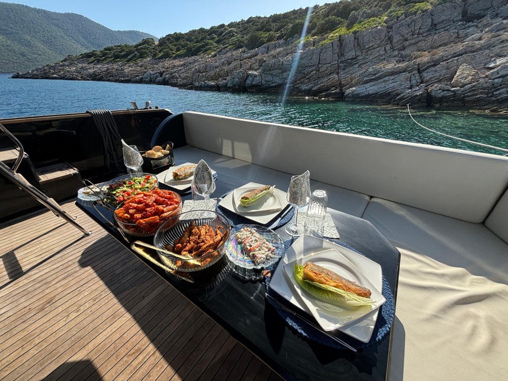 Private VIP Motoryacht Charter in Bodrum For 6 Hours With Lunch | ®ExcursionMania