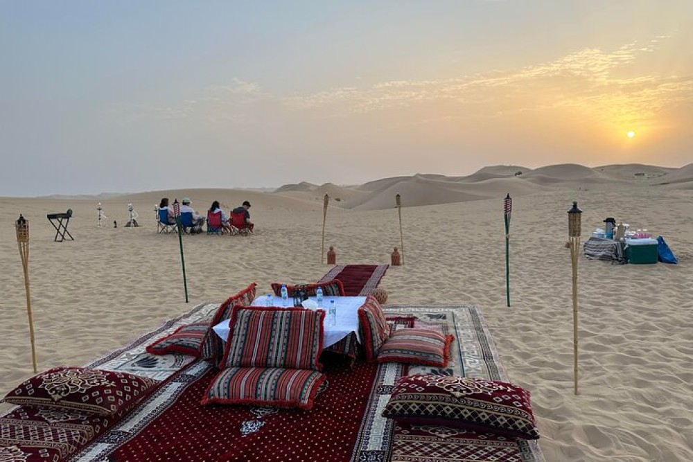 Private Overnight Camping in Liwa with BBQ Dinner & Breakfast | ®ExcursionMania