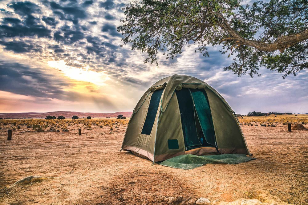 Private Overnight Camping in Liwa with BBQ Dinner & Breakfast | ®ExcursionMania