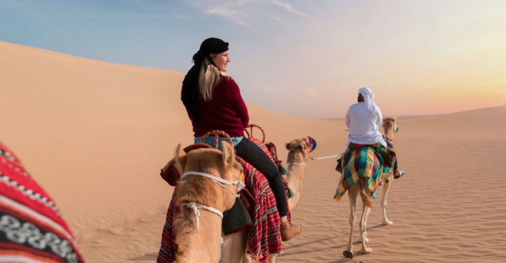 Abu Dhabi Private Dune Drive with Camel Farm Visit | ®ExcursionMania