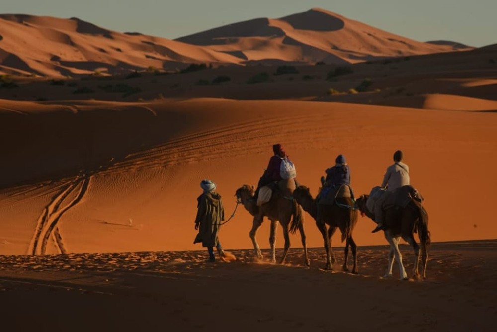 Overnight in Luxury Tent in Desert Camp Erg Chebbi Merzouga | ®ExcursionMania