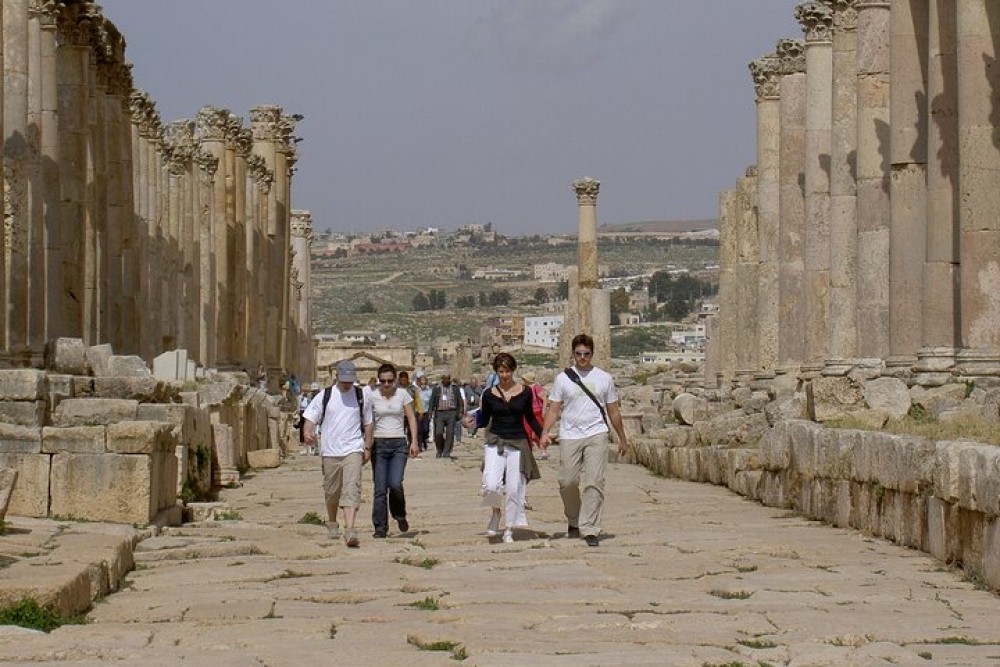 From Amman :Private full day tour to Jerash ,Ajoune and Um Qais | ®ExcursionMania