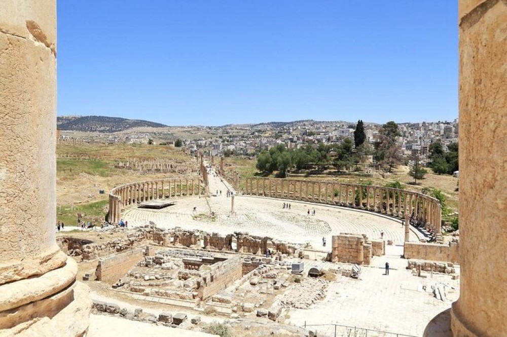 From Amman :Private full day tour to Jerash ,Ajoune and Um Qais | ®ExcursionMania