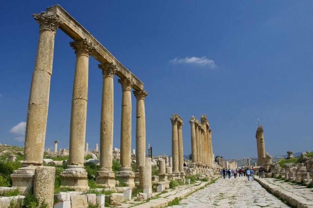 From Amman :Private full day tour to Jerash ,Ajoune and Um Qais | ®ExcursionMania