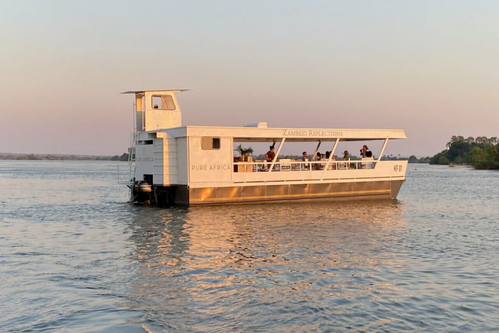 Victoria Falls: Zambezi Sunset Boat Cruise | ®ExcursionMania