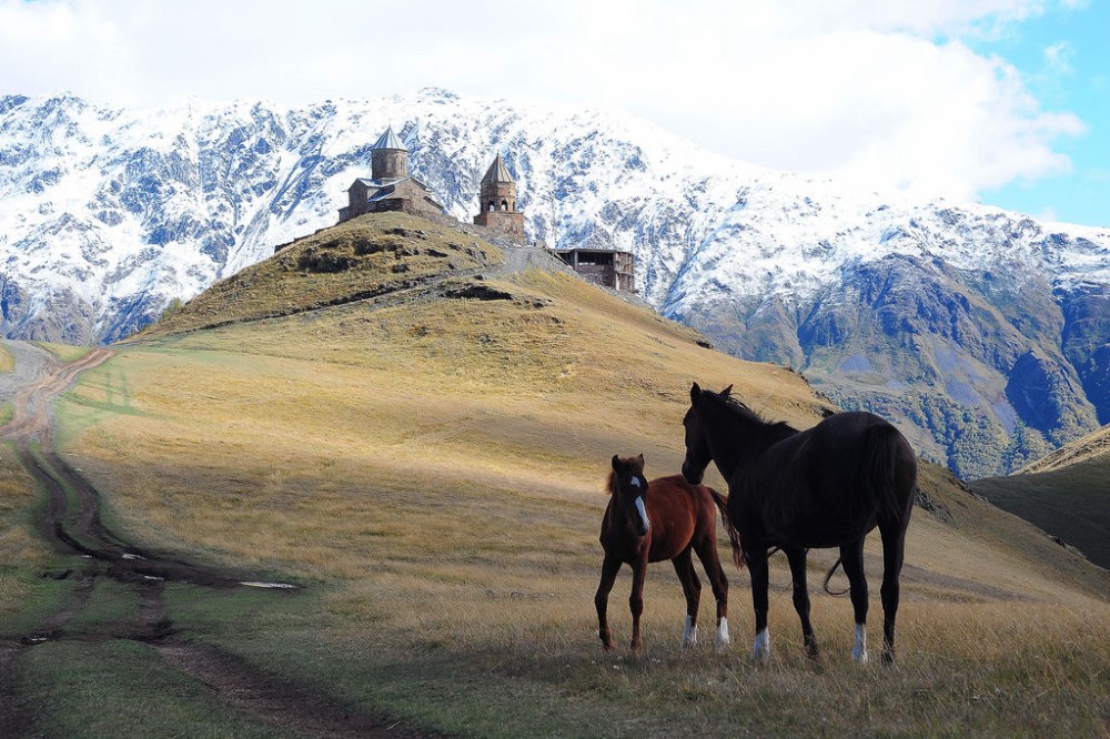 Ride A Horse To Gergeti Trinity Church And Summit A Mountain | ®ExcursionMania