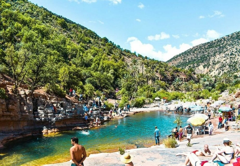 Agadir Taghazout: Paradise Valley & Atlas Mountains Swimming Trip | ®ExcursionMania