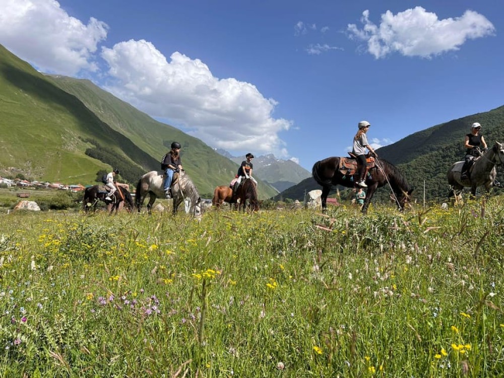 Tbilisi: Kazbegi Mountains 2-Day Tour with Horse Riding | ®ExcursionMania