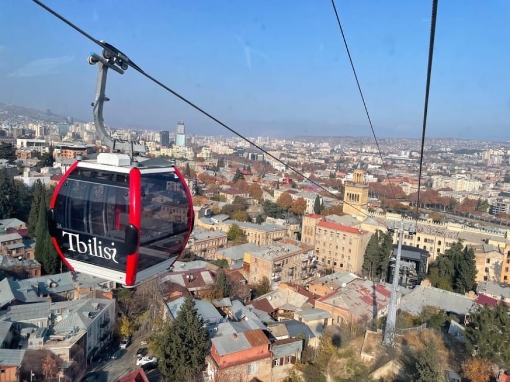 Tbilisi: Mtatsminda Park with Funicular and Cable Car Ride | ®ExcursionMania