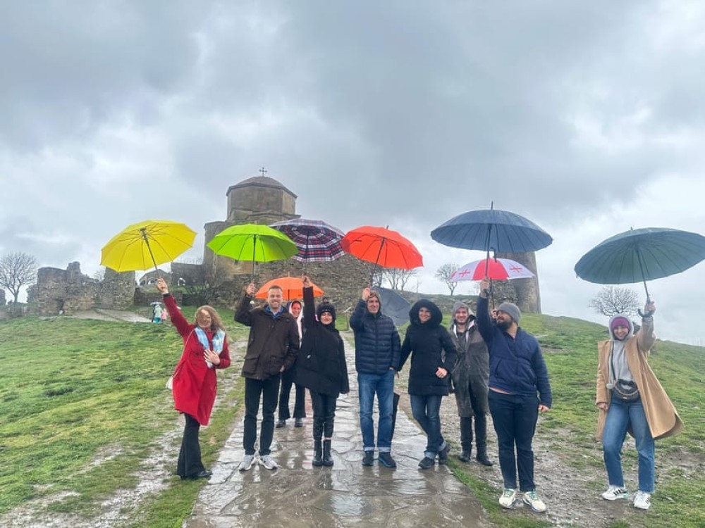 From Tbilisi: Mtskheta,Jvari,Bazaar,wine and 2 UNESCO Sites | ®ExcursionMania