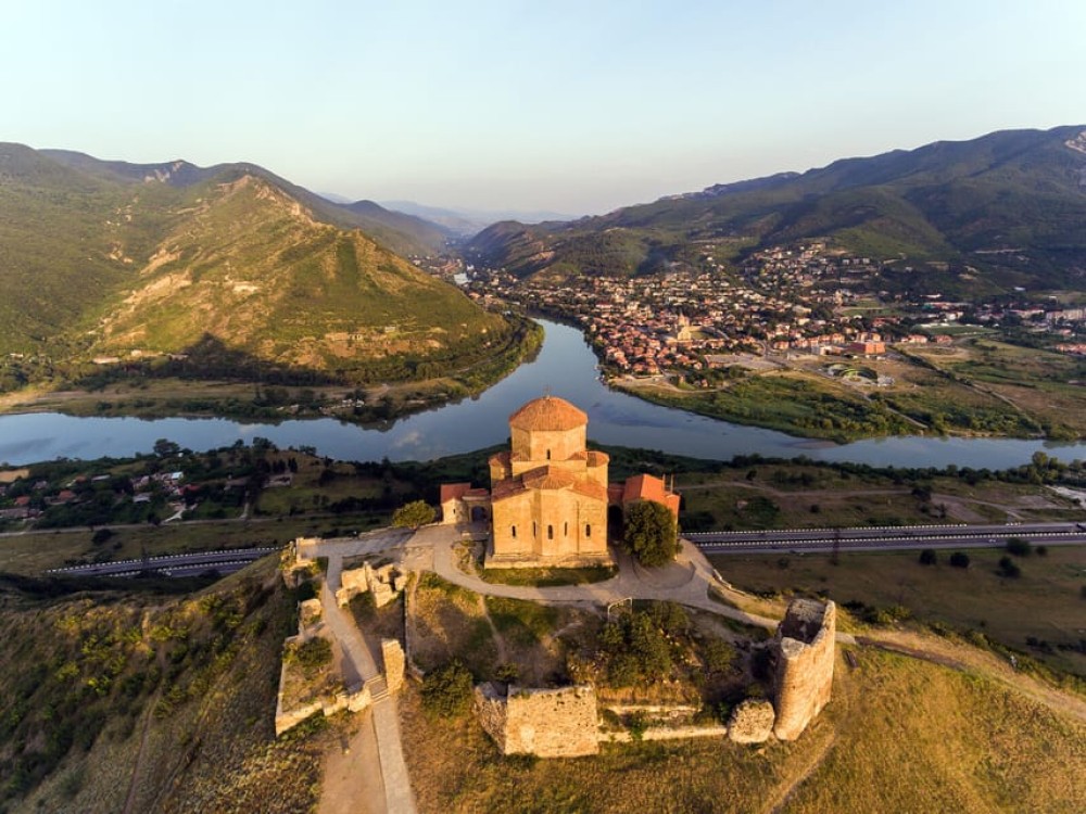 From Tbilisi: Mtskheta,Jvari,Bazaar,wine and 2 UNESCO Sites | ®ExcursionMania
