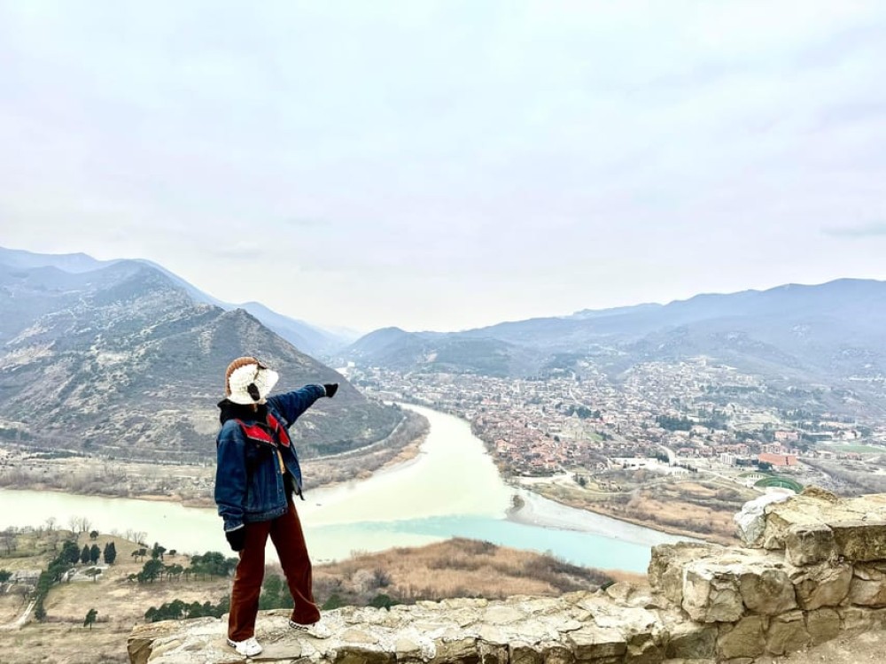 From Tbilisi: Mtskheta,Jvari,Bazaar,wine and 2 UNESCO Sites | ®ExcursionMania