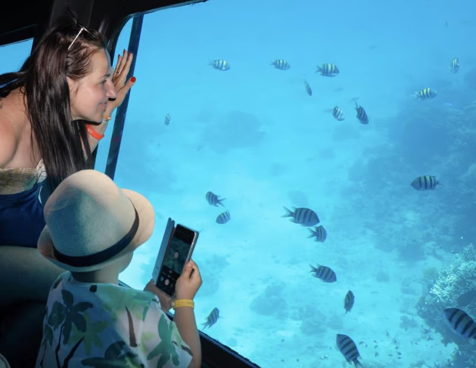 Hurghada: Royal Seascope Submarine Cruise with Snorkel Sto | ®ExcursionMania