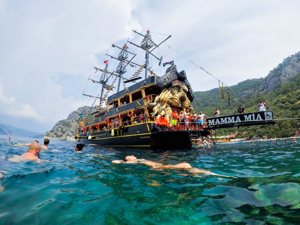 Marmaris Pirate Boat Embark on a Swashbuckling Pirate Cruise | ®ExcursionMania