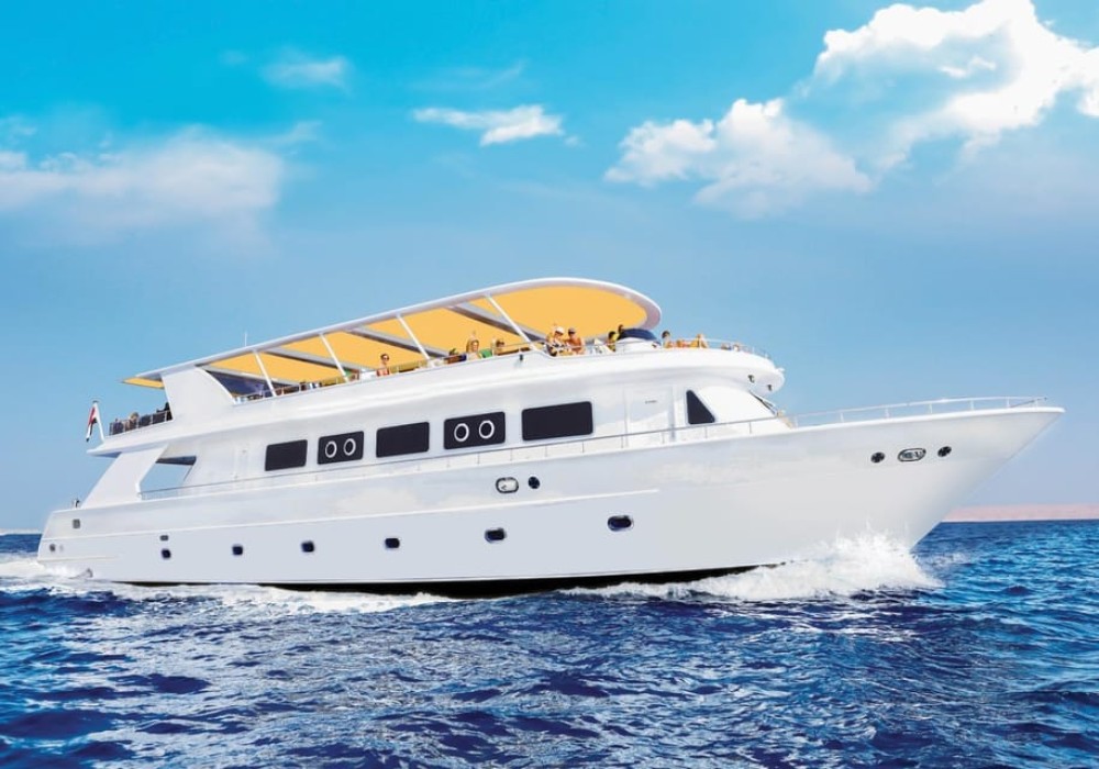 From Sharm: Ras Mohammed Cruise with Island Visit and Lunch | ®ExcursionMania