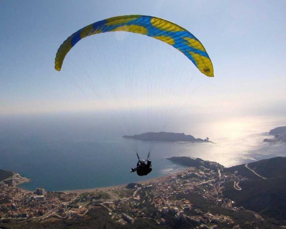 Budva: Paragliding Flying Experience | ®ExcursionMania