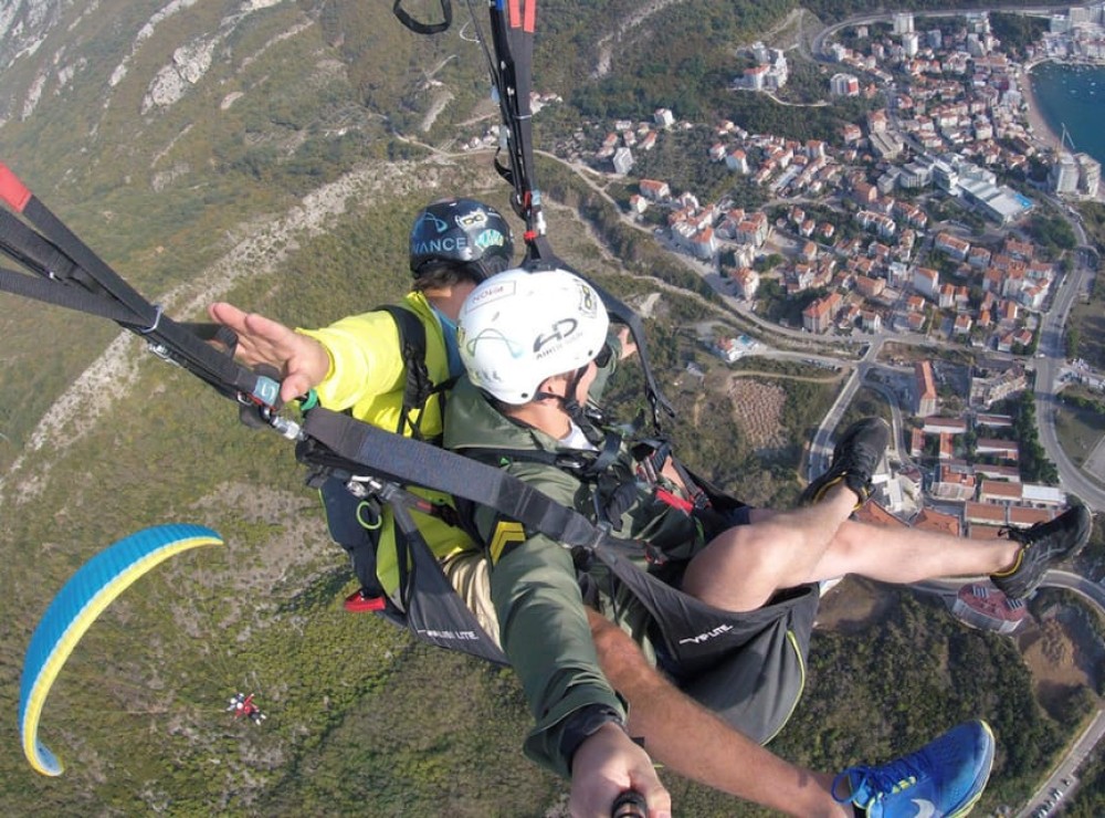 Budva: Paragliding Flying Experience | ®ExcursionMania