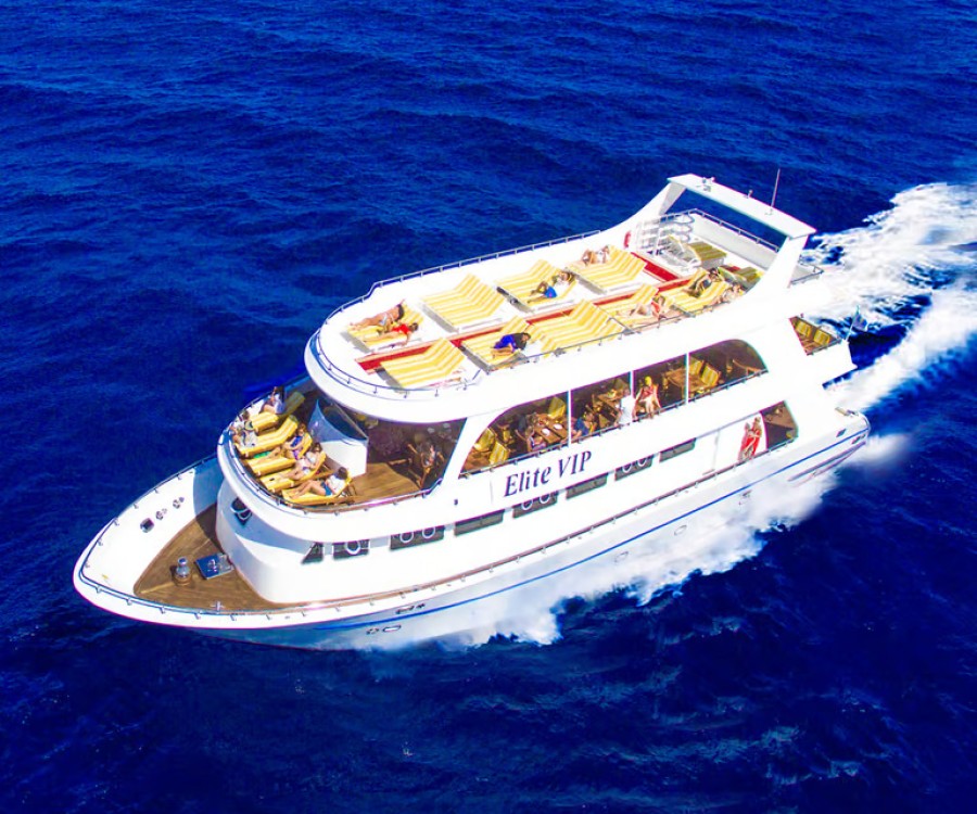 Hurghada: Elite Vip Snorkeling Cruise With BBQ Buffet Lunch | ®ExcursionMania