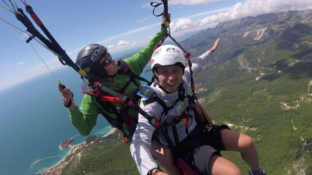 Paragliding Montenegro: Sveti Stefan Air Excursion | ®ExcursionMania