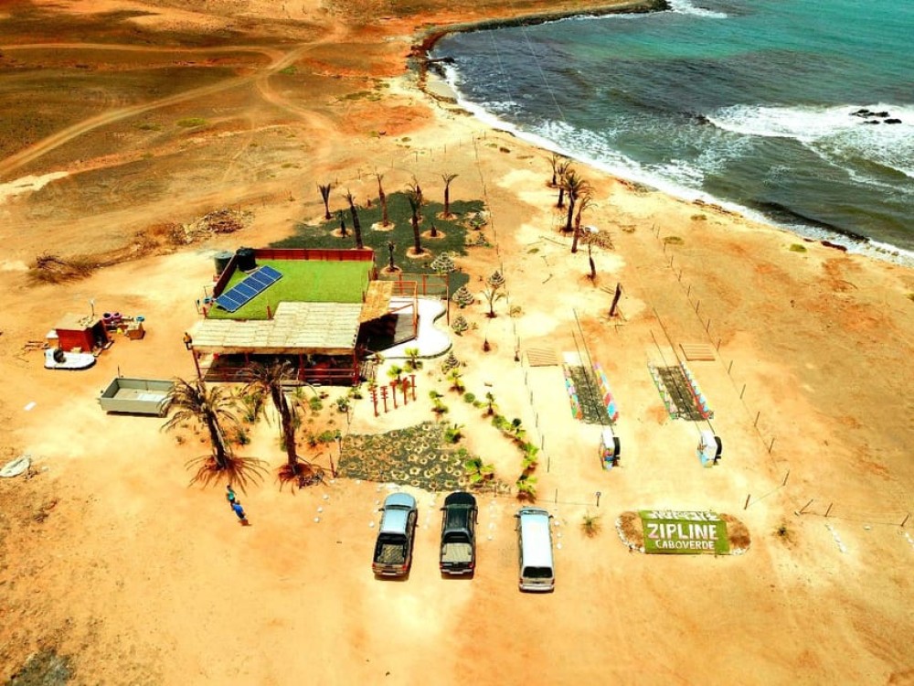 From Santa Maria: Sal island Zipline Experience | ®ExcursionMania