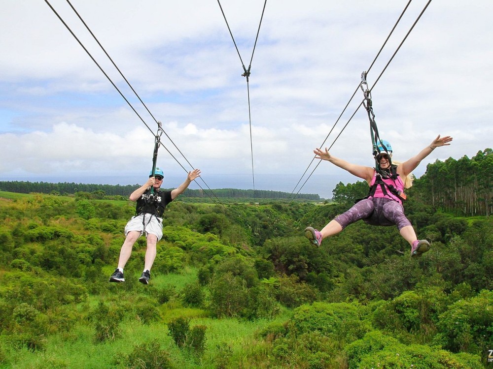 From Santa Maria: Sal island Zipline Experience | ®ExcursionMania
