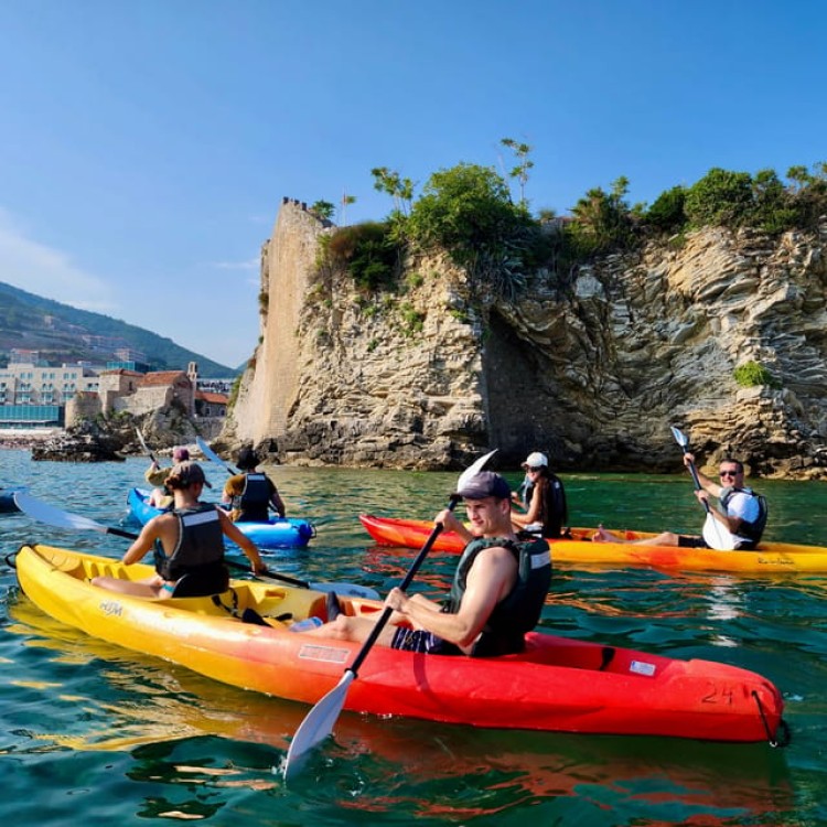 Budva: 3-Hour Paddle Board or Kayak Tour to Coastal Caves | ®ExcursionMania