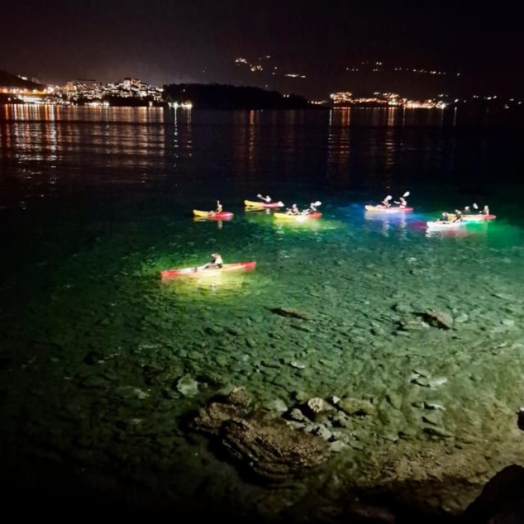 Budva: Night Lights Kayak and SUP Adventure | ®ExcursionMania