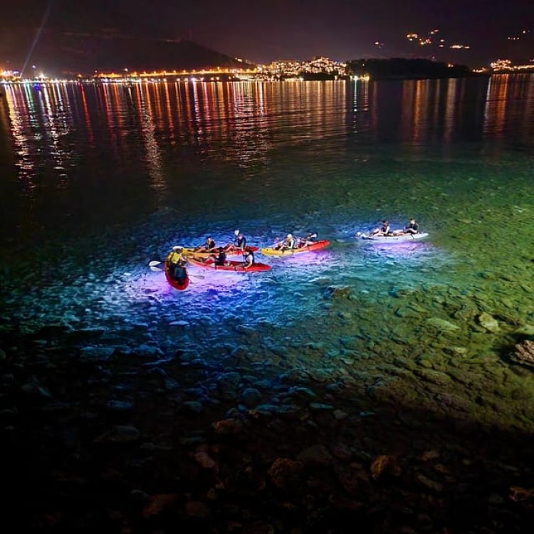 Budva: Night Lights Kayak and SUP Adventure | ®ExcursionMania