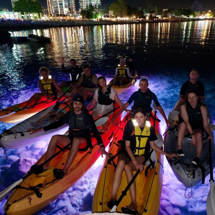 Budva: Night Lights Kayak and SUP Adventure | ®ExcursionMania