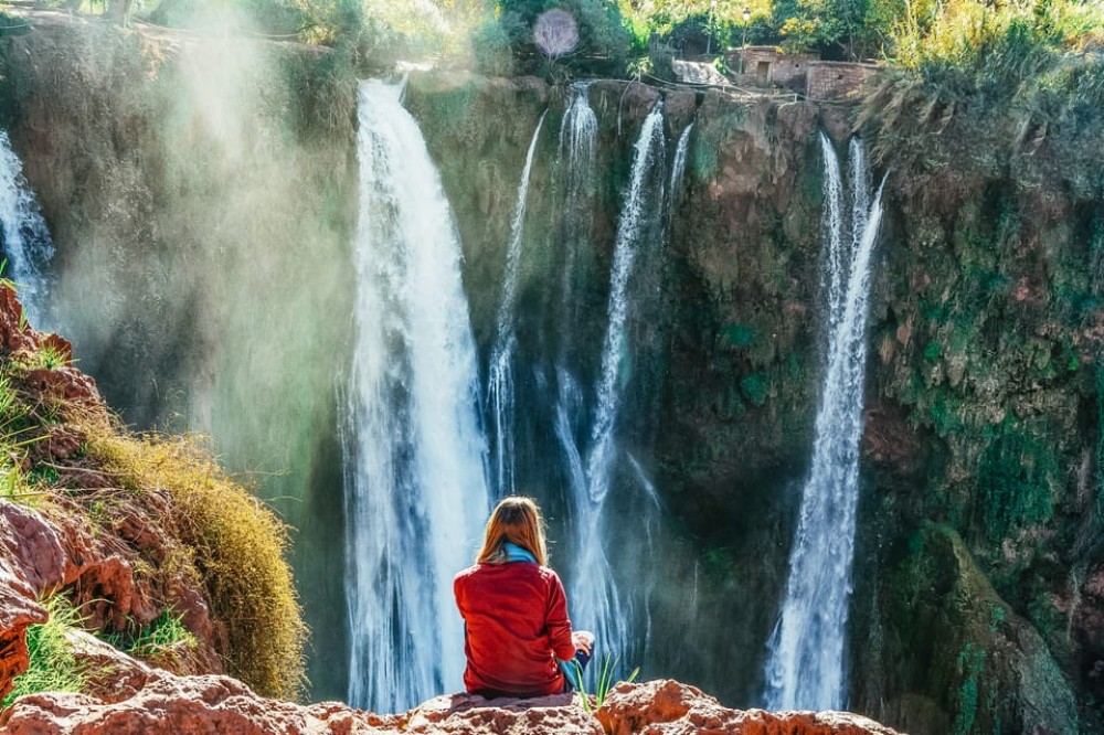 From Marrakech: Ouzoud Waterfalls Guided Hike and Boat Trip | ®ExcursionMania