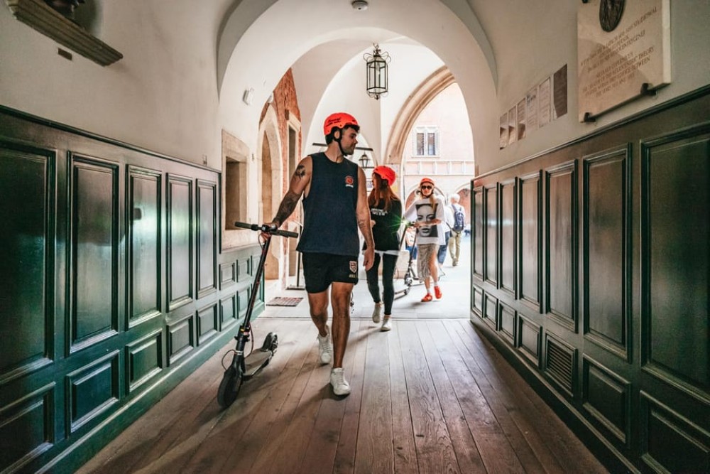 Krakow: Guided E-Scooter City Tour with Food Tastings | ®ExcursionMania