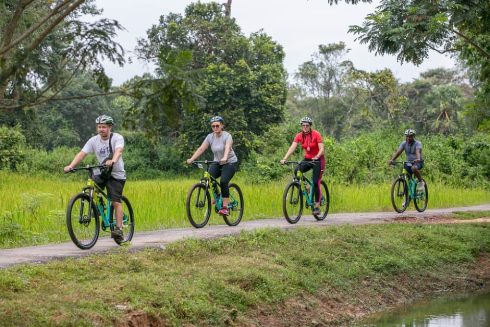 Angkor Wat: Guided Sunrise Bike Tour w/ Breakfast and Lunch | ®ExcursionMania