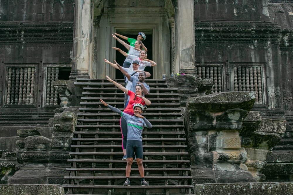 Angkor Wat: Guided Sunrise Bike Tour w/ Breakfast and Lunch | ®ExcursionMania