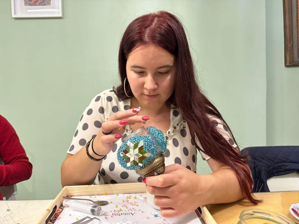 Antalya Old Town: Tradition Turkish Mosaic Lamp Workshop | ®ExcursionMania